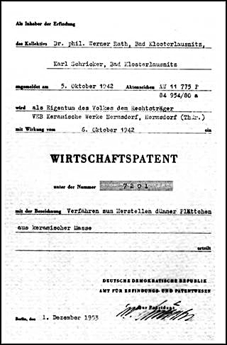 Bild 25: Foliengießanlage nach Wirtschaftspatent Nr. 7201